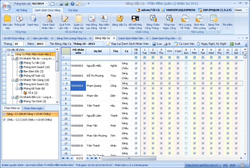 Phần mềm quản lý nhân sự là gì: 4 phần mềm phổ biến 5 Perfect HRM 2012 cung cấp giải pháp tổng thể trong lĩnh vực quản lý nhân sự
