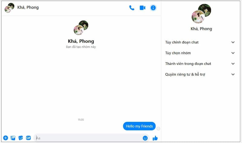 Tạo Nhóm Messenger: Tạo nhóm trò chuyện trên Messenger để kết nối với bạn bè và gia đình của bạn nhanh chóng và dễ dàng hơn bao giờ hết. Chia sẻ những khoảnh khắc vui vẻ, tin tức mới nhất và thông tin thú vị với nhóm của bạn chỉ bằng vài cú nhấp chuột.