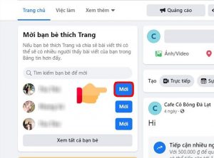 cách mời bạn bè thích trang
