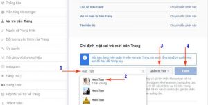 cách thêm quản trị viên cho page