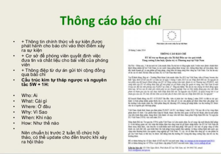 thông cáo báo chí là gì