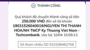 số tham chiếu ngân hàng là gì