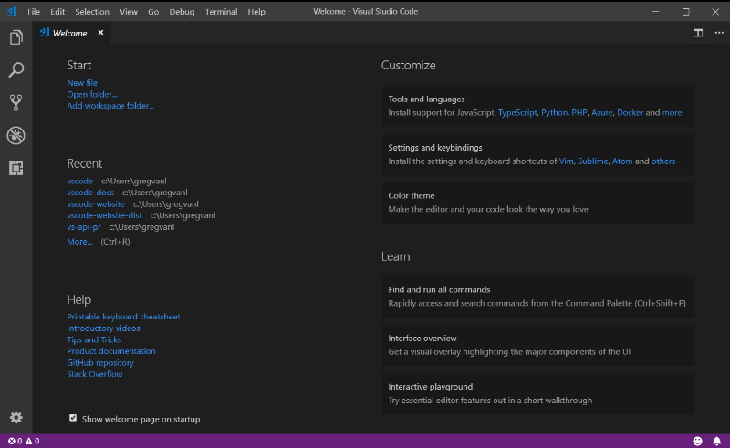 Các tính năng của Visual Studio Code