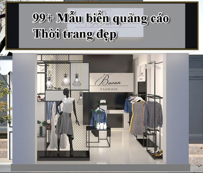 Biển quảng cáo đẹp cho shop quần áo