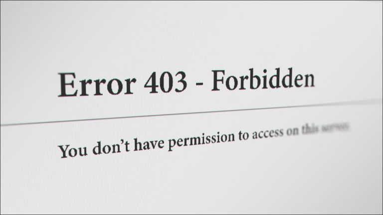 Lỗi HTTP Error 403 Forbidden