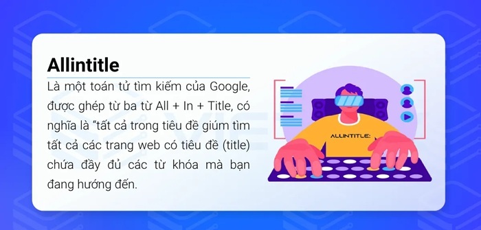 Allintitle: Định nghĩa và cách dùng toán tử tìm kiếm này 2 Allintitle là gì