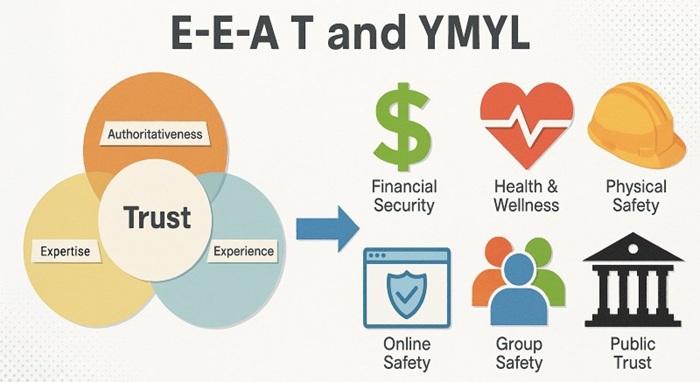 YMYL là gì: Định nghĩa, vai trò và cách tối ưu 3 Mối quan hệ mật thiết giữa YMYL và E-E-A-T