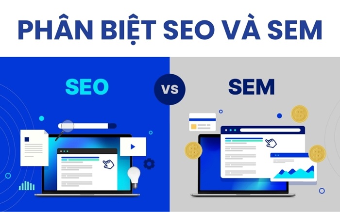 So sánh SEO và SEM
