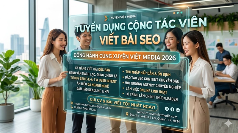 Tuyển Dụng CTV Viết Bài SEO 