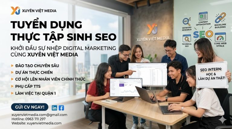 Tuyển Dụng Thực Tập Sinh SEO