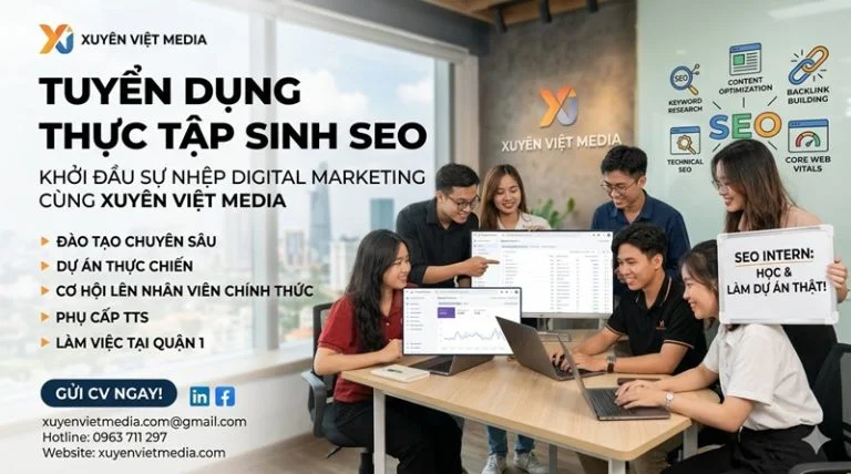 Tuyển Dụng Thực Tập Sinh SEO