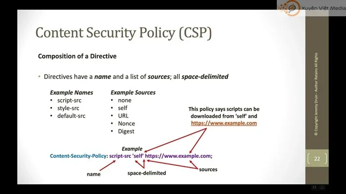 Cấu hình Content Security Policy tối ưu cho website