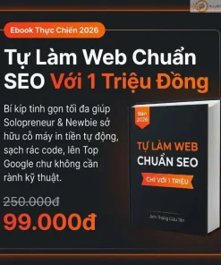 Tự làm website chỉ 1 triệu - Khởi nghiệp online