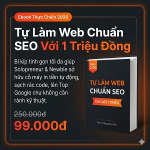 Tự làm website chỉ 1 triệu - Khởi nghiệp online