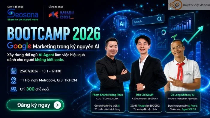 Bootcamp 2026: Google Marketing trong kỷ nguyên AI
