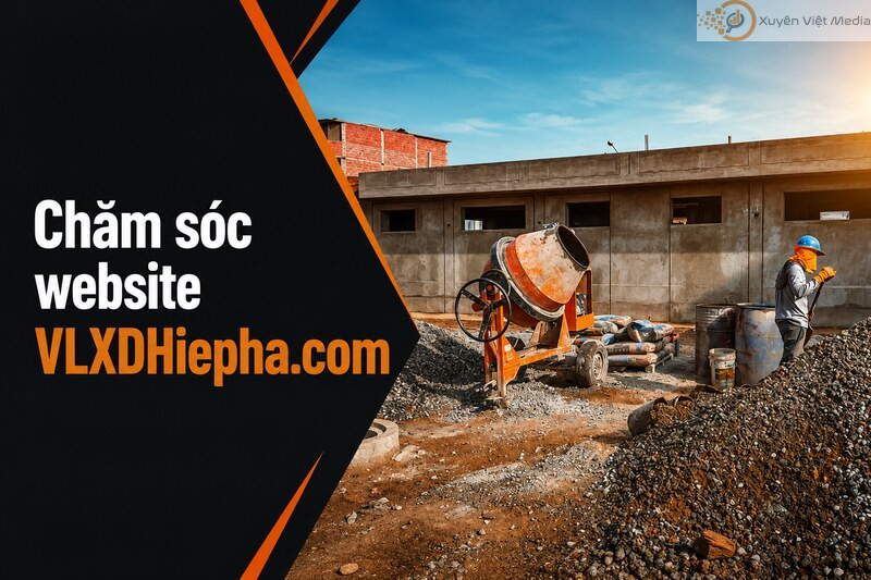 Chăm sóc website VLXD Hiệp Hà