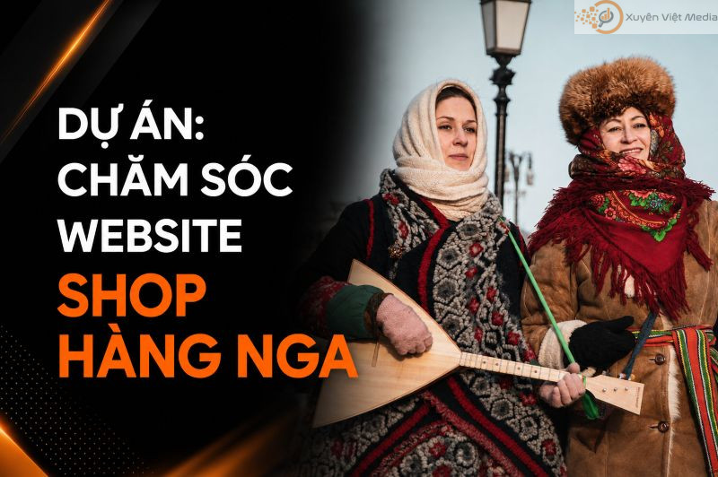 Chăm sóc website Shop Hàng Nga
