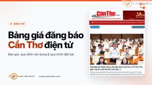 Bảng giá đăng Báo Cần Thơ