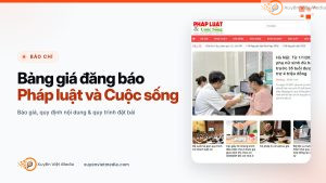 Bảng giá đăng báo Pháp luật và Cuộc sống