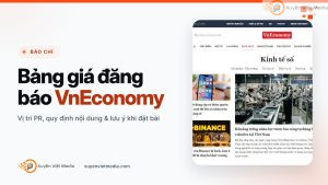 Bảng giá đăng báo VnEconomy